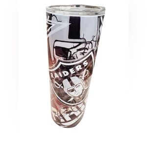 20oz Stainless Steel Skinny Tumbler - Las Vegas Raiders